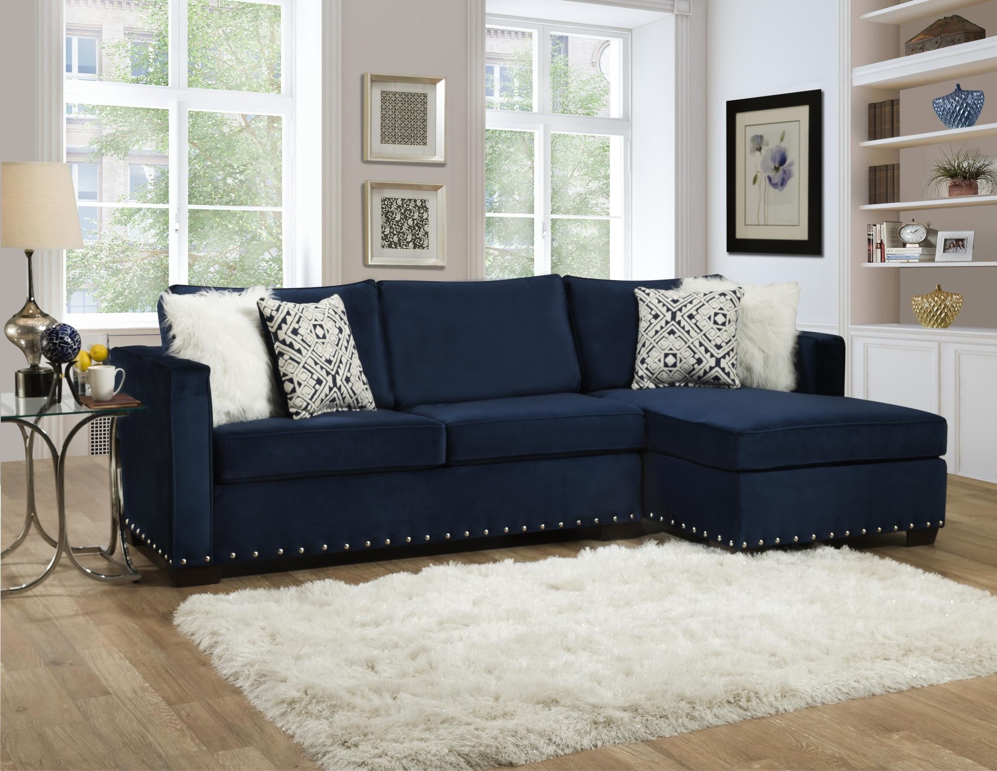 5456-06 MELON NAVY SECTIONAL Image