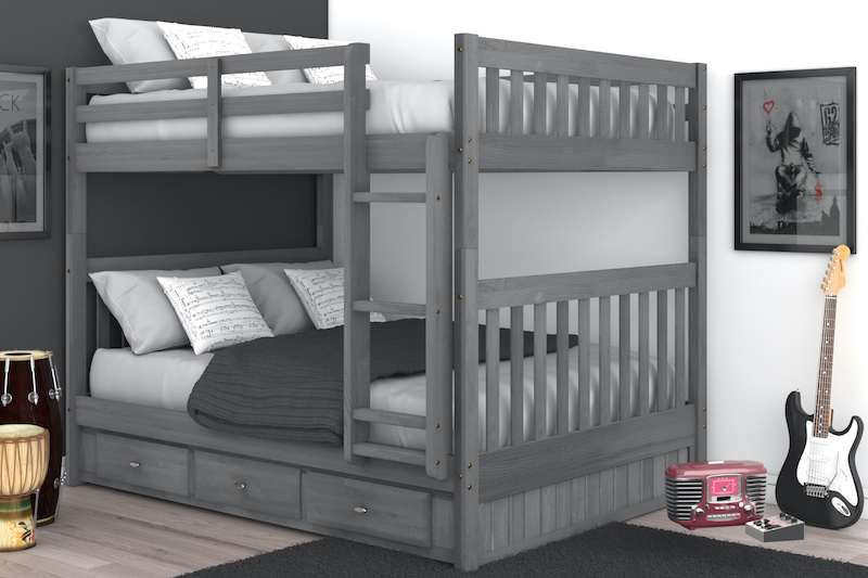 83215 CHARCOAL F/F BUNKBED