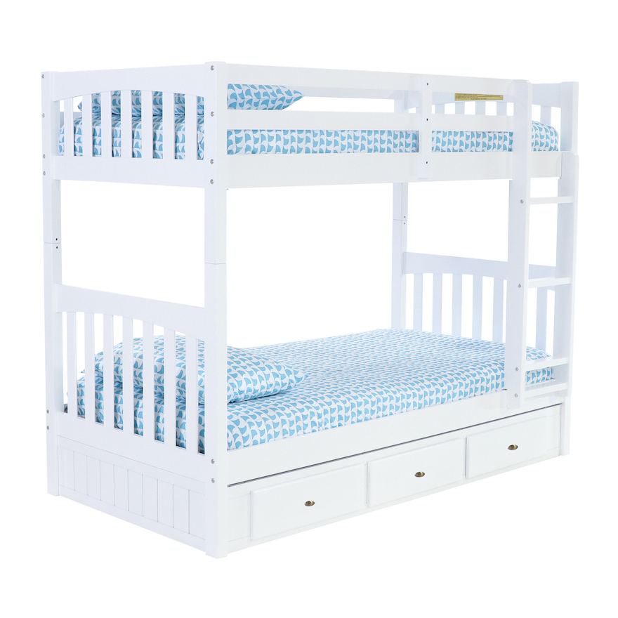 80211/0211M WHITE T/T BUNKBED