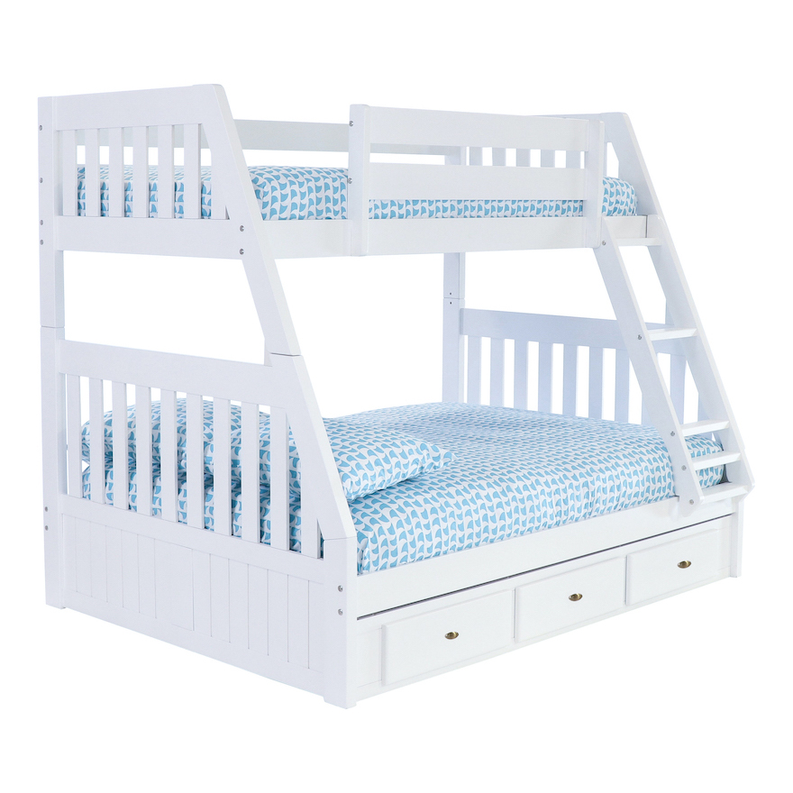 0219 WHITE T/F BUNKBED