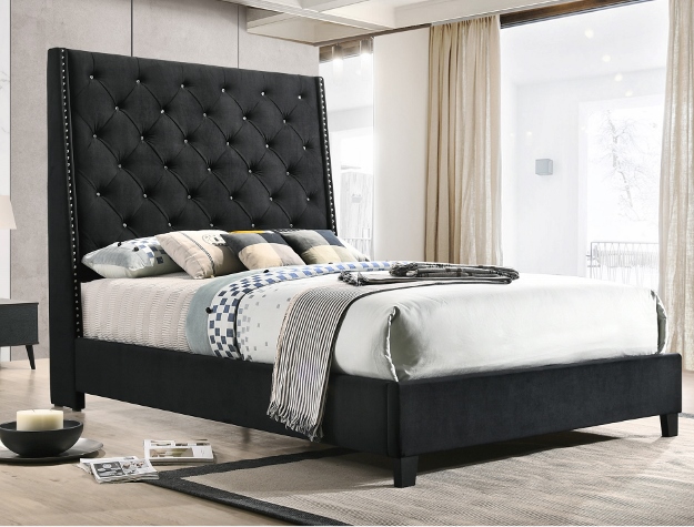 5265 CHANTILLY BLACK BED