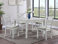 2254DW-SET HENDERSON 5-PK DINETTE SET D.WOOD