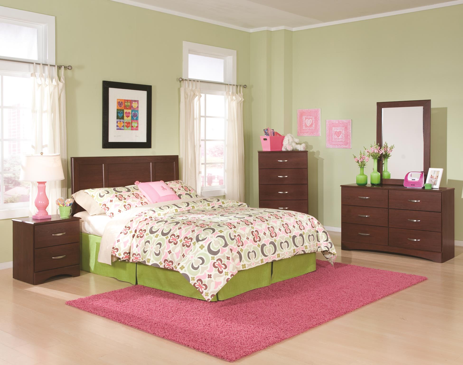 189 BRIAR CHERRY BEDROOM SET