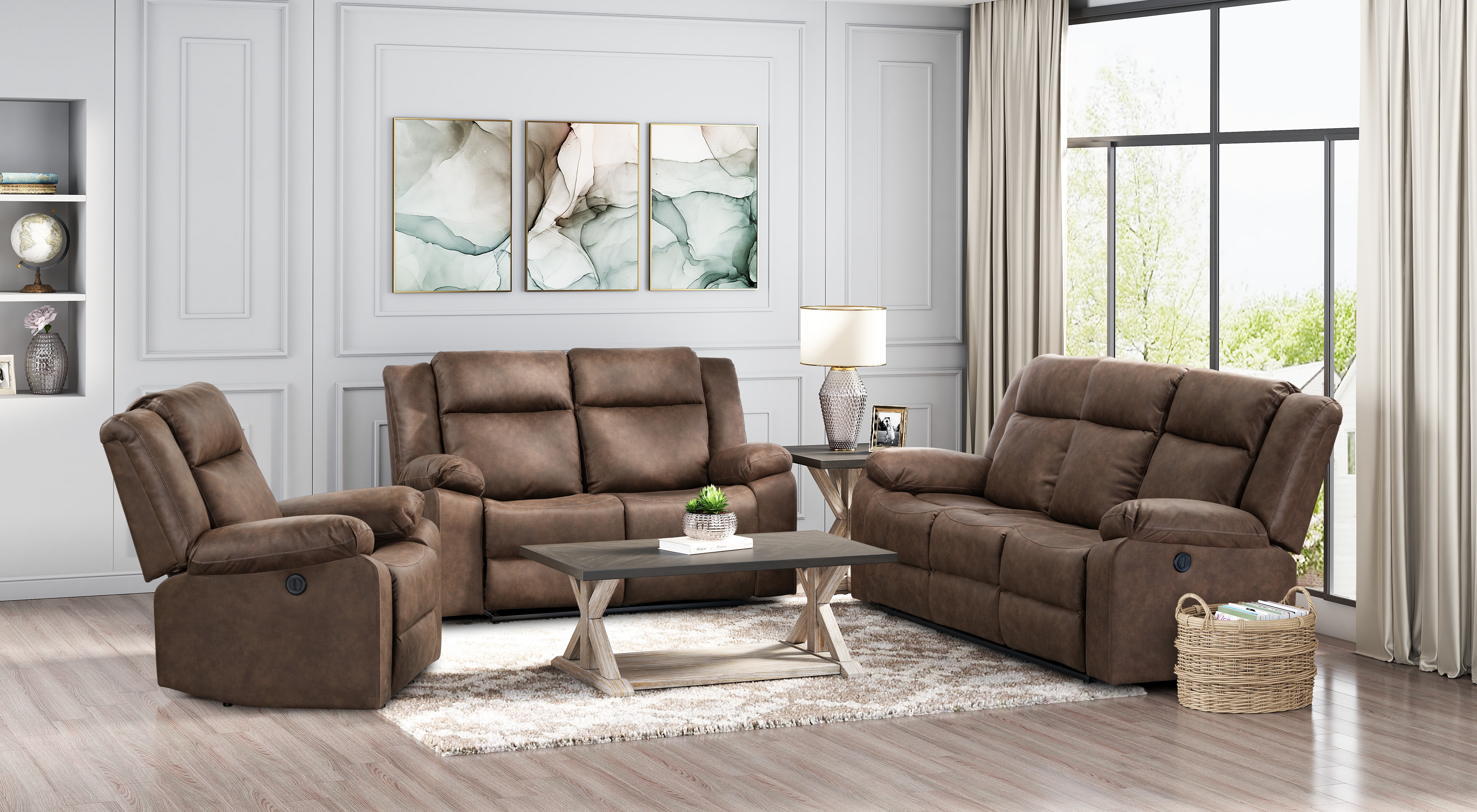 RIVERBANK POWER RECLINING SET
