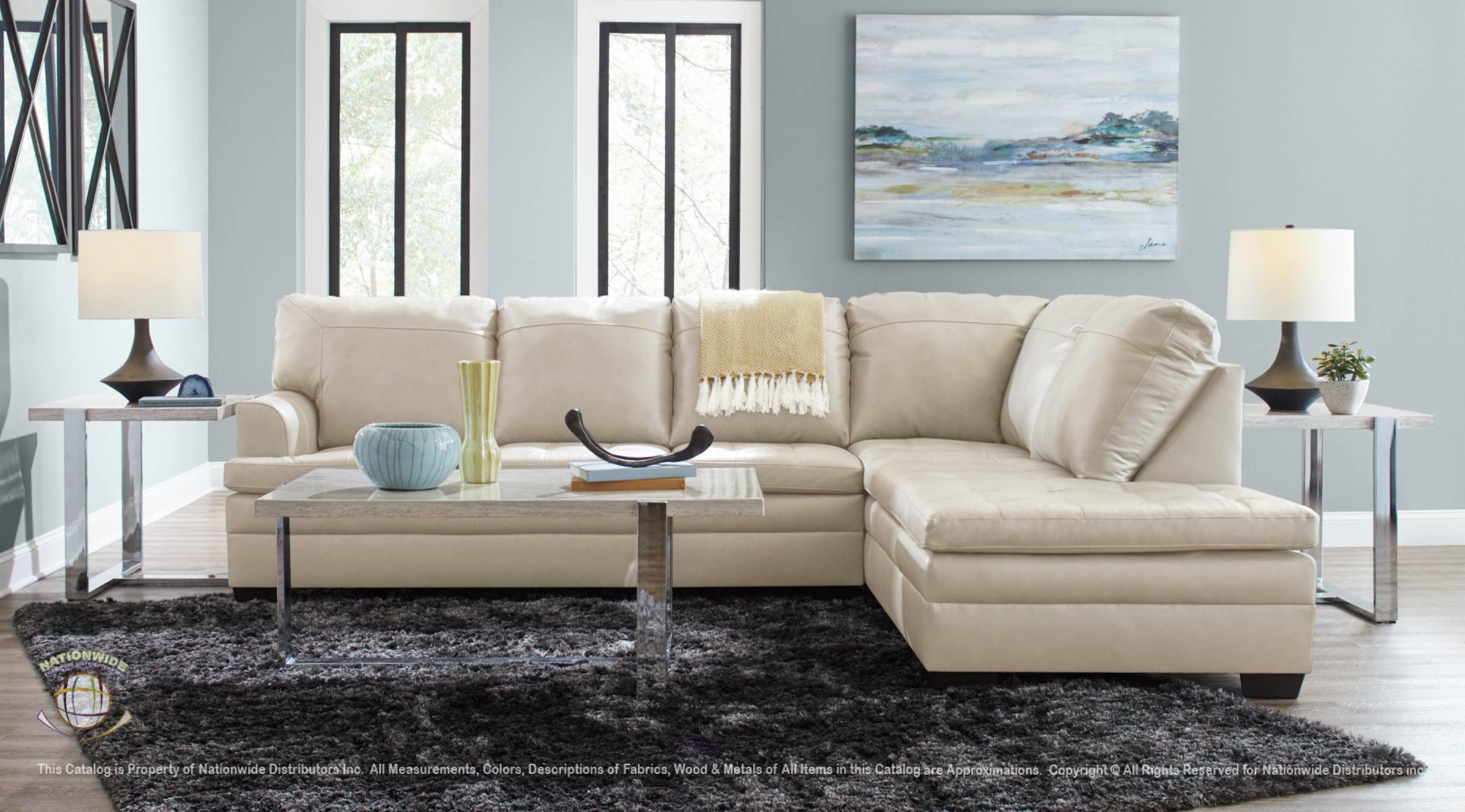 2110 SOFT TOUCH CREAM SECTIONAL