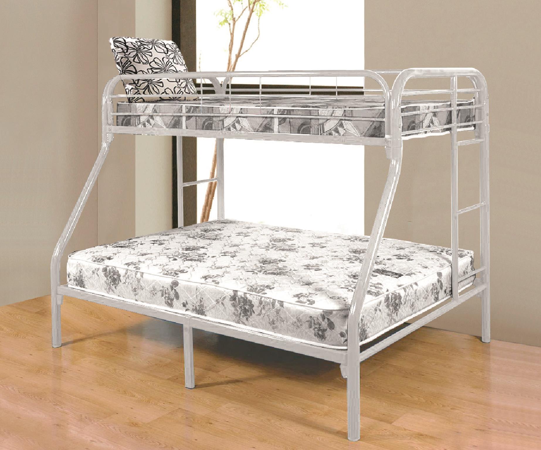B856 Bradford - White T/F Metal Bunkbed Image