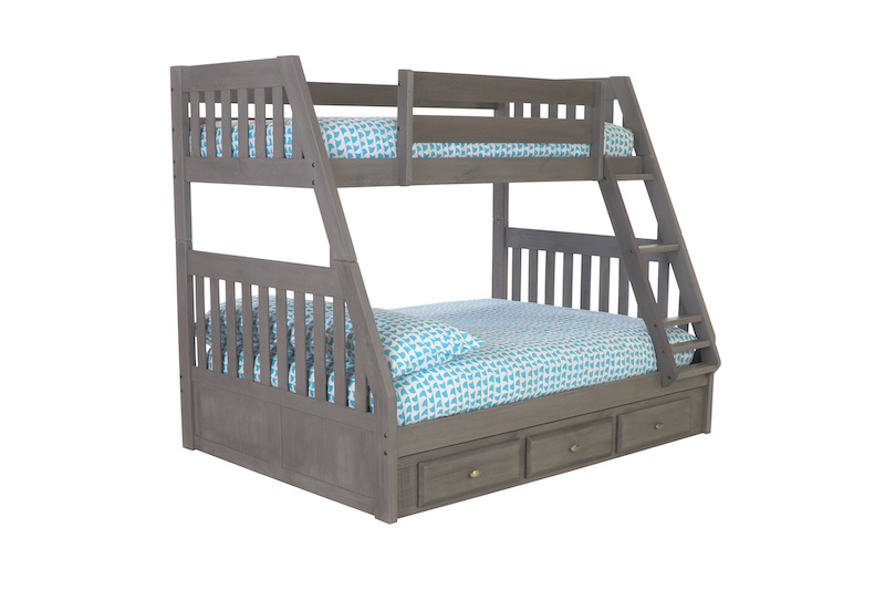 3218 CHARCOAL T/F BUNK BED